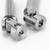 INJORA Stainless Steel Drive Shafts for 1/18 RC Crawler TRX4M High Trail 4M-72SR