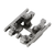INJORA 53g/pcs Brass Skid Plate Transmission Mount for 1/18 RC X4M (4M-67)