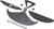 Losi Front Bumper & Splitter Bracket For NASCAR GROM Vehicles Black LOS-1926