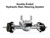 Injora +7mm Planet Axles with Double Joint Shafts and Scale Steering 4M-121GLFR