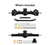 INJORA +4mm Nylon Planet Axles with Double Joint Shafts for 1/24 SCX24-195BKFR