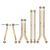 INJORA 8PCS 43g Heavy Brass High Clearance Chassis 4 Links Set Axial SCX24-127