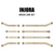 INJORA 8PCS 36g Heavy Brass High Clearance Chassis 4 Links Set Axial SCX24-143