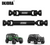 INJORA Black Hardened Steel Drive Shafts for 1/18 TRX4M Defender Bronco 4M-50BK