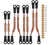 INJORA 8PCS Stainless Steel High Clearance 4 Links Set for C10 JLU SCX24-90BO