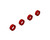 Arrma 8S BLX Aluminum Suspension Arm End Cap Red Set of 4 High-quality ARA330593