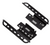 INJORA 2PCS Metal Rock Sliders Side Pedal Axial SCX24 Jeep Gladiator SCX24-76BK