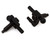 Kyosho Mini-Z MR-04 Steering Knuckles 1 Degrees Camber Set 2 Black KYOMZW702-1