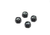 Marka Racing ALU 2mm M2 Wheel Lock Nuts - Black 4 Pieces For MINI-Z MRK-2388-K