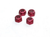 Marka Racing Aluminum 2mm Wheel Lock Nuts Lightweight - Red 4pcs MRK-2388-R