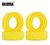 INJORA Silicone Rubber Inserts for 1.0" 52mm Tires Waterproof Yellow DGT-1045YE