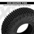 Injora Axial SCX30 0.7" XHX Pin Micro Rock Crawler Tires  Set 4 40mm OD (T7021)