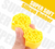INJORA Silicone Rubber Inserts 1.0" 61-63mm Tires Waterproof Yellow DGT-1062YE