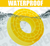 INJORA Silicone Rubber Inserts 1.0" 61-63mm Tires Waterproof Yellow DGT-1062YE