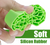 INJORA Silicone Rubber Inserts for 1.0" 62-64mm Tires Waterproof Green (1064GN)