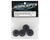 JConcepts Axial SCX24 Hazard 1.0" 1/24 Crawler Wheels Black 4 w/7mm Hex JCO3430B