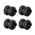 INJORA 9mm(+5mm) Stainless Steel Extended Wheel Hexes For 1/24 AX24 SCX24-54BK