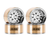 Injora 1.0" ModuWheel Brass/ Aluminum Micro Crawler Beadlock Wheels YQW-MW1016SR