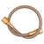 Longacre 45123 Brake line - 16" #3 w/ #3 AN Both Ends Stainless Steel Braided