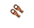 Longacre 45660 Battery Cable Ends (pair) Copper Eyelet High-Conductivity Alloy