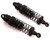 Losi Mini-T 2.0 Complete Front Shock Set Polished Steel Shafts Black (LOS213000)