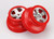 Traxxas 14mm Hex SCT Beadlock Wheel 3.0" Dia Satin Chrome/Red Set of 2 (5972A)