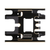 INJORA 53g/pcs Brass Skid Plate Transmission Mount for 1/18 TRX4M Black 4M-67BK