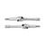 INJORA Stainless Steel Axle Shafts for RC 1/30 SCX30 U-joint design SCX30-13FR