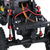 INJORA 40mm Metal Built-in Spring Shock Absorber Damper for Axial SCX24-23BK-4