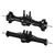 INJORA +4mm Aluminum Axles for 1/18 TRX4M TRX4MT Black Anodized CNC (INJ4M-61FR)