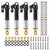 INJORA 59mm Long Threaded Oil Shocks Brass End for 1/18 TRX4M Upgrade 4M-63BK-4