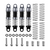 INJORA 26mm Aluminum Oil Shocks 26mm CNC-machined 1/30 Axial SCX30 SCX30-08TI