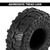 INJORA 0.7" 39*15mm HAMROK Tires Super Soft & Sticky Black for 1/30 SCX30 T7027