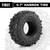 INJORA 0.7" 39*15mm HAMROK Tires Super Soft & Sticky Black for 1/30 SCX30 T7027