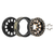 INJORA 1.0 Plus Brass -3.75mm Offset Wheels for Micro Crawlers Black YQW-1101BGD