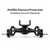 INJORA +5mm Diamond Portal Axles for 1/18 TRX4M Aluminum CVD Shafts 4M-104BRFR