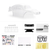 INJORA BUG30 Body Clear Unpainted with Magnetic Mount for 1/30 SCX30 INJBUG30-CL
