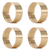 INJORA 12g/pcs Brass Inner Clamp Rings INJORA 1" Wheels & 1" Tires INJSCX24-45