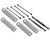 Traxxas Red X-Maxx WideMaxx Suspension Kit Extended driveshafts 60mm (TRX7895R)