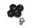 Hot Racing Losi® Micro-B Aluminum 7mm Wheel Hex Hub Set of 4 Black (HRALMCB1001)