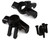 Hot Racing Arrma Grom Aluminum Front Steering Knuckle Set of 2 Black HRAGRM2101