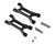 Hot Racing Losi® Micro-B Aluminum Front Lower Arm Set of 2 Black (HRALMCB5501)
