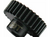 Hot Racing 29t 0.5 Mod Hardened Steel Pinion Gear 2.3 Bore Black (HRAMSG29M05)