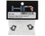 Hot Racing Losi Mini-T 2.0 Aluminum 0 Degree Caster Blocks (Black) HRAMTT1901