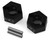 Hot Racing Losi Mini-T 2.0 8mm 6061 Aluminum Rear Hex Set of 2 Black HRAMTT1001