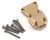 Hot Racing Axial SCX24 Solid Brass Billet Diff Cover 9g CNC Machined HRASXTF12CH