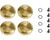 Hot Racing Axial SCX24 Brass Axle Weight Set of 4 5g CNC Machined HRASXTF2604H