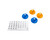 Pro-Line Gate Marker Set Blue 8 and Orange 4 for Micro Crawlers 12pc (PRO647600)