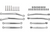 Hot Racing CNC T6 Silver Aluminum No Flex upgrade T6 Link set SCX30 (SXTY133X08)