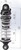 Hot Racing Aluminum Damper Shock Absorber Set 63MM Arrma Mini Kraton AMN63DP01